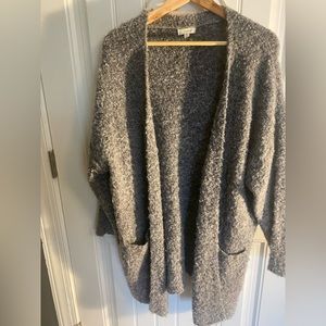 Long gray sweater size s/m